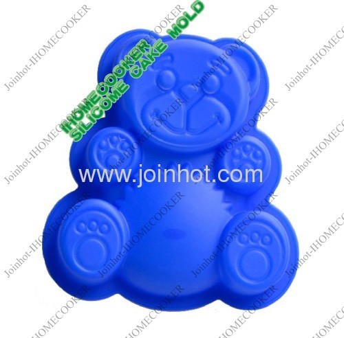 Single Winnie the Pooh little bear silicone cake pan