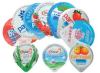 colored aluminum foil packaging for yogurt cup