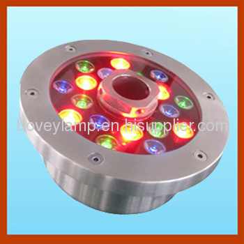 fountain underwater led light 18w 24v ip68