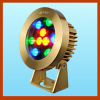 copper underwater light led rgb color