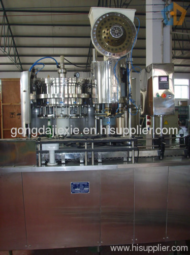 .Beer filling capping 2-in-1 unit machine