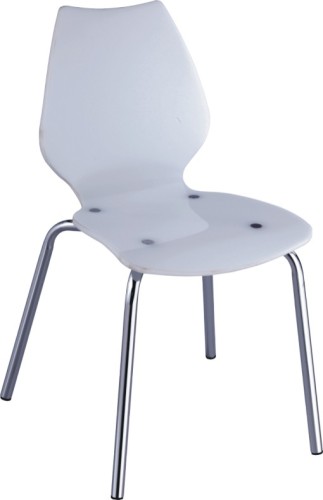 Modern Design White Acrylic Baby Chair Side Dining furniture Chairs