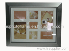 PS photo frame,7openings,Availiable in silver colour