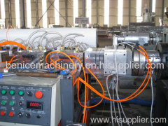 PE+wood plastic profile extrusion machine