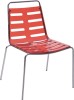 Fashion Hollow Red Crystal Acrylic Dining Chair Outdoor Kitchen Furniture Side Chairs Store