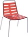 Fashion Hollow Red Crystal Acrylic Dining Chair Outdoor Kitchen Furniture Side Chairs Store