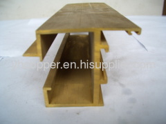 Brass window extruded profiles