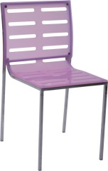Purple Crystal Acrylic Side Dining Chair Garden Outdoor Furniture Chairs Wholesale