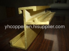 Brass extruded different shapeprofiles