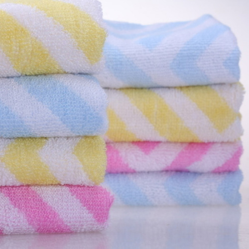 Pure Cotton Multicolor Striped Bath Towel (XQB-C002)