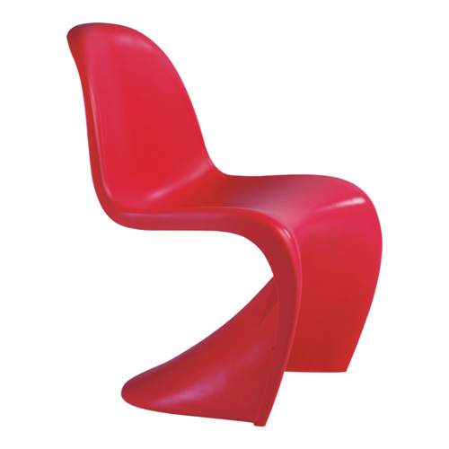 Exquisite Red Panton Glossy side Chair Wave Sharp Office Desk furniture chairs