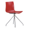 Fashion Red PP Leeisure Chair office side chairs desk living room furniture