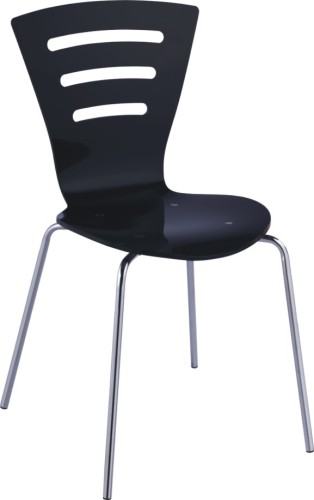 Best quality Black Plastic Indoor Side Chair dining room furniture Club office chairs store
