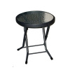 Round folding table