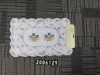 Lace crochet table plate mat