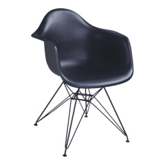 Modern Black Steel Base Eames DAR Chair armchair dinging office living room furniture chairs shops
