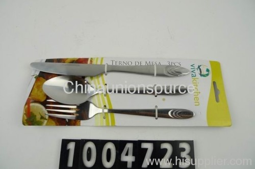 3pcs stainless steel cutlery set