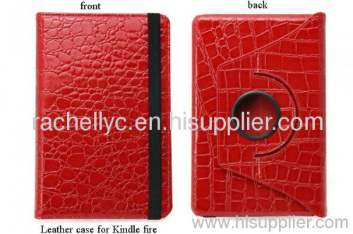 Leather case for Kindle fire