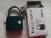 middle hole blue padlock