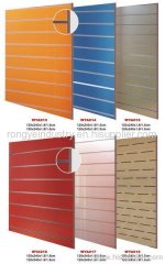 Slatwall MDF Panel With Aluminum Insert