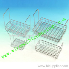 with handle Stainless steel medical basket