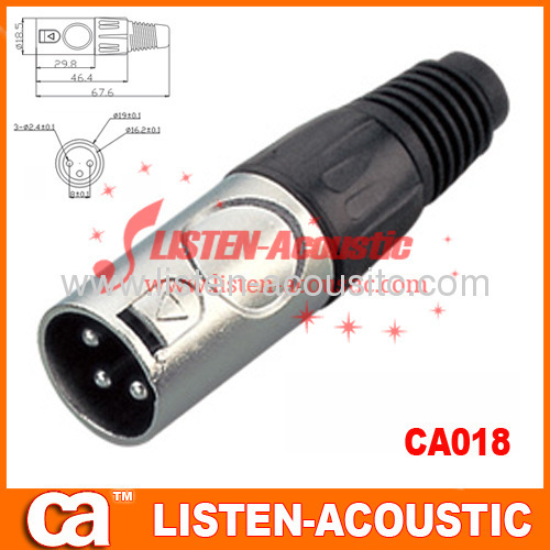 XLR male audio video cables Audio connector