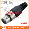 XLR female MIC connectors