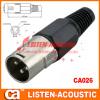 3P/4P/5P XLR male MIC connectors