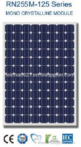 255Watt New Nano Coating & Self Cleaning Solar PV Panel