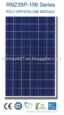 235Watt New Nano Coating & Self Cleaning Solar PV Panel