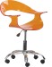 Modern Wheeled gas lift Acrylic Office Chair seating desk reception chairs office furniture for sale