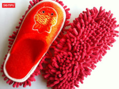 Microfiber Chenille Cleaning Slippers (XQH-C028B)