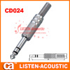 6.3mm mono / stereo plug connector CD024/024N