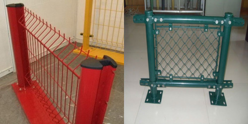 PVC coated welded wire mesh fence for school airport