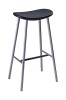 Simple style Black PP Bar Chair barstool pub bistro stools dining breakfast furniture for bar shops