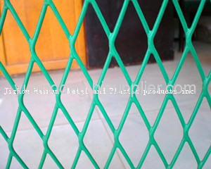 galvanized expanded wire mesh fence