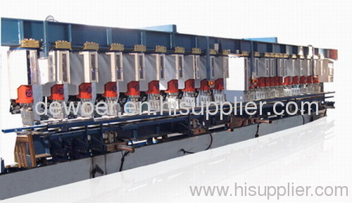 Unidirectional and two-direction earthwork plastic grid making machine