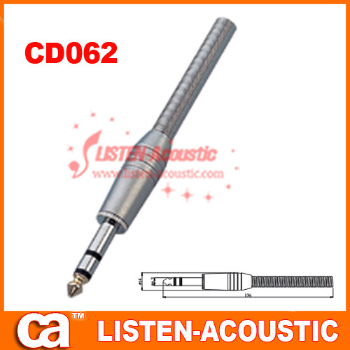 6.3mm mono / stereo plug connector CD062/062N