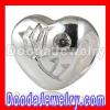 Wholesale european Silver Heart Charm Bead