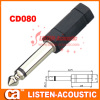 6.3mm mono / stereo plug connector CD080/080N