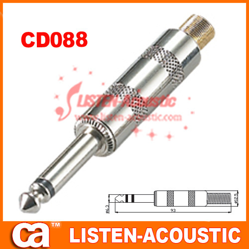 6.3mm mono / stereo plug connector CD088/088N