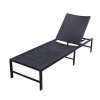 rattan lounge bed/single rattan lounge chair/rattan chaise lounge chair