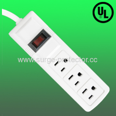 3 outlet UL listed power bar