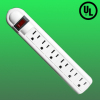 office surge protected power strip