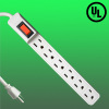 Outlet slim US power strip