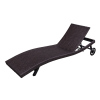 Hotel lounger wicker chair