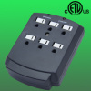 6 outlet US wall mount outlet surge protector