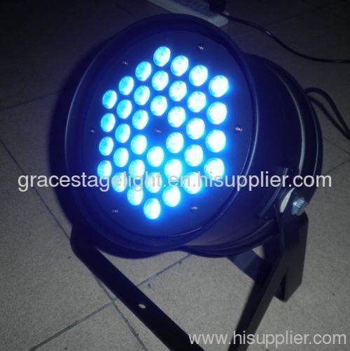 new par 64 tricolor(3*1w) dmx lighting stage parcan