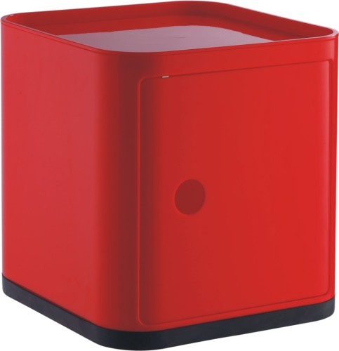 China Suppliers Plastic ABS red Square Storage Box Living room Furniture Products Plastic case Wholesale