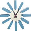 Modern Art Wall Block Clock round wooden scale with steel plate decorative kitchen Clocks